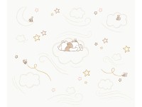 Komar nemszőtt fotótapéta Disney Winnie the Pooh Sleepy Little Bear bézs