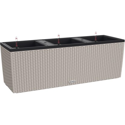 Lechuza Trio Cottage virágtartó 100 cm x 32 cm x 34 cm homokbarna