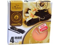 Maxi teamécses illatos vanília 4 db Maxi teamécses illatos vanília 4 db