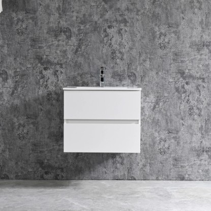 Sanotechnik Corbo mosdókagyló 60 cm fehér Softclose funkcióval