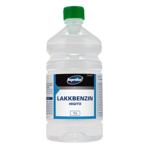 Palack lakkbenzin hígító, 1 liter, Supralux márkájú.