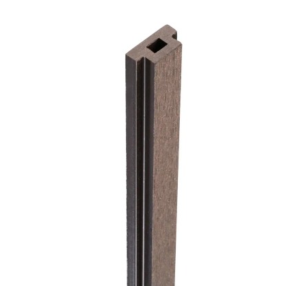 GroJaSolid összedugható rendszer hornyos léc WPC terra 2,9 cm x 1,5 cm x 300 cm