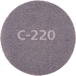 wolfcraft csiszolóháló K220, Ø 225 mm, 5 db-os készlet excentercsiszolókhoz. Fa, festék és gipszkarton csiszolásához.
