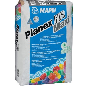 Zsák Mapei Planex HR Maxi aljzatkiegyenlítő, önterülő simítóhabarcs.