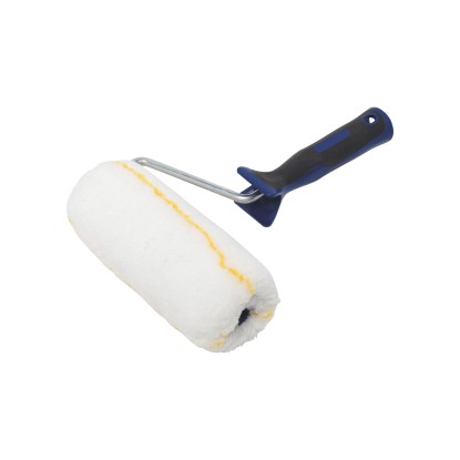 LUX-TOOLS festőhenger Prémium aranyszálas fekete-kék nyéllel 18 cm