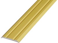 Arcansas burkolatváltó profil alumínium 2 mm x 38 mm x 900 mm arany