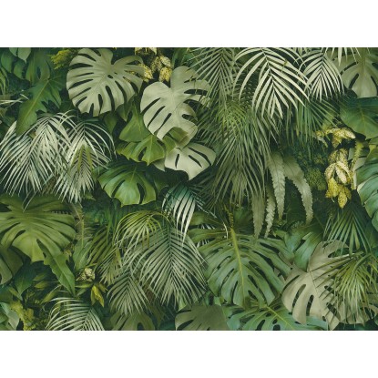 A.S. Création fátyoltapéta Greenery dzsungel levelek zöld FSC®