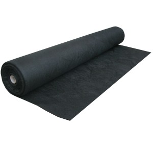 Tekercs fekete tófólia kerti tavakhoz és tartozékok.
