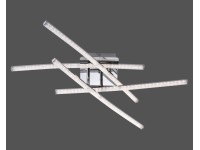 LED-es mennyezeti lámpa króm