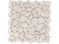 Poly mozaiklap 28 cm x 28 cm bézs