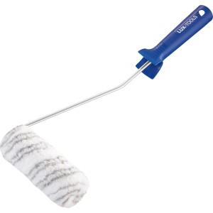 LUX 12 cm-es diszperziós henger rövid, poliészter szálakkal és kék fogantyúval.