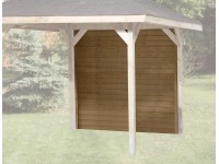 Gartenoase 651A pavilon zárt falelem 2. méret