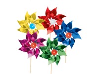 Színes XL szélforgó Metallic 27 cm átmérő