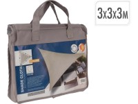 Napvitorla 3 m x 3 m x 3 m taupe színű poliészter