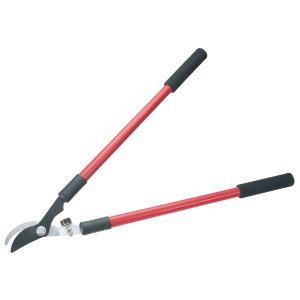 70 cm-es bypass ágvágó piros nyéllel és tapadásmentes bevonattal a kertészkedéshez.