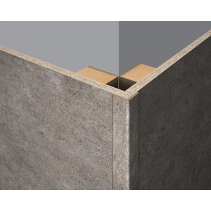 Egger Decowall FL003 Rovigo beton falburkoló hajlítható szegélyléc, sarok megoldás.