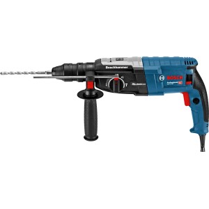 Bosch Professional GBH 2-28 F fúrókalapács tartozékokkal, kék/fekete.