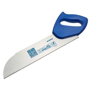 LUX Classic furnérfűrész, 325 mm-es fűrész kék fogantyúval finom famegmunkáláshoz.