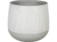 Ficonstone virágkaspó átmérő 53,5 cm x 47,5 cm kerek fehér