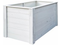 Magaságyás krémszínű 150 cm x 76 cm x 79 cm FSC