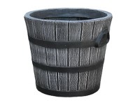 Virágláda hordó formájú Polka M