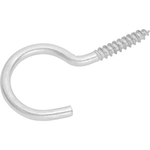 Hajlított horganyzott csavaros kampó átmérő 3,3 x 60 mm 6 db