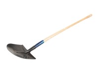 LUX-TOOLS Lapát Frankfurti hajlított fekete lakkozással 130 cm