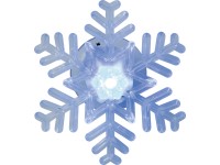 LED hópehely ablakdísz 9,5 cm több kivitelben elemes LED hópehely ablakdísz 9,5 cm több kivitelben elemes