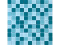 Üvegmozaik lap türkiz mix Translucent 30 cm x 30 cm Üvegmozaik lap türkiz mix Translucent 30 cm x 30 cm