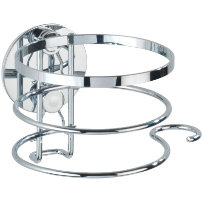 Wenko Turbo-Loc hajszárítótartó, rozsdamentes acél, fényes