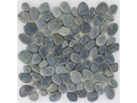 Mozaiklap folyami kavics matt fekete 30 cm x 30 cm Mozaiklap folyami kavics matt fekete 30 cm x 30 cm