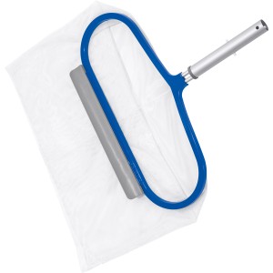 Bestway Flowclear AquaRake Deluxe medence szkimmer tartozék kék kerettel és hálóval.