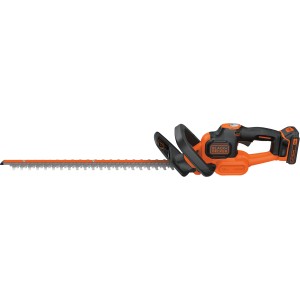 Black+Decker GTC18452PC akkus sövényvágó, 18V, 45 cm-es pengével. Ideális közepes méretű sövényekhez.