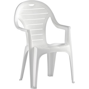 IDEA Europe Lille műanyag szék fehér kb. 90 cm x 56 cm x 52 cm