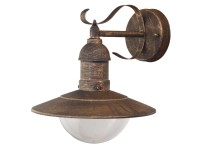 Rábalux Oslo kültéri falikar IP44 26,5 cm antik arany