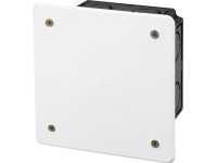 Falsík alatti elosztódoboz 95 mm x 95 mm fekete-fehér IP20 Falsík alatti elosztódoboz 95 mm x 95 mm fekete-fehér IP20