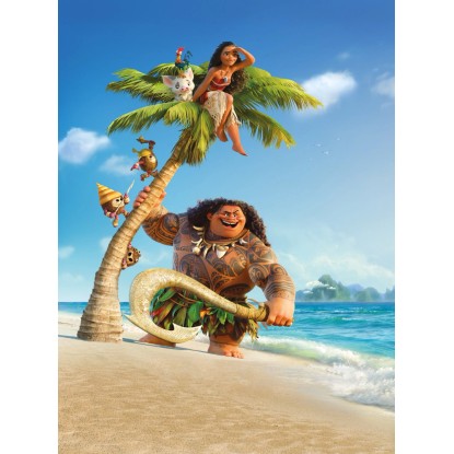 Komar vlies fotótapéta Moana and Maui 184 cm x 248 cm