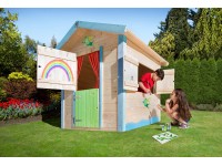 Weka Tabaluga gyermek sárkánybarlang játszóház natúr Weka Tabaluga gyermek sárkánybarlang játszóház natúr