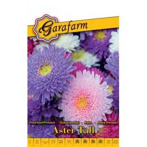 Aster Tall virágmag csomag, különböző színekben.