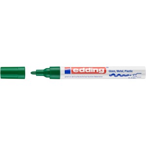Zöld edding filctoll üveghez, fémhez és műanyaghoz.