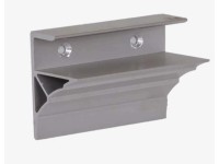 Natúr eloxált aluminium polctartó faliprofil Natúr eloxált aluminium polctartó faliprofil