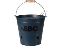 Grill vödör sötétkék 26 cm x 26 cm x 25 cm Grill vödör sötétkék 26 cm x 26 cm x 25 cm