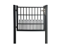 Egyszárnyú dekor-kapu Bremen bebetonozható 120 cm x 103 cm antracit