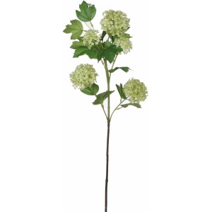 Zöld Mica Decorations Viburnum művirág, 66 cm magas, részletes műnövény.