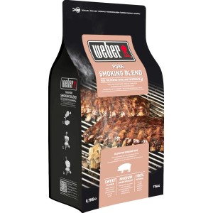 Weber Pork Füstölőfa 700g: Füstölő keverék sertéshúshoz, ideális grillezéshez.