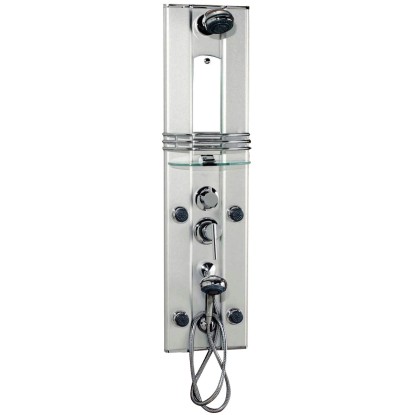 Sanotechnik Palma zuhanypanel 105 cm x 26 cm alumínium