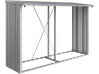 Biohort Woodstock 300 kandallófatartó polc ezüst-metál 199 cm x 286 cm x 70 cm Biohort Woodstock 300 kandallófatartó polc ezüst-metál 199 cm x 286 cm x 70 cm