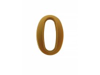 Ajtószám öntapadós matt arany 