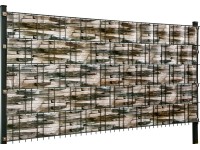 Floraworld PVC belátás elleni védelem tekercsben 20,5 m palakő megjelenés