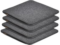 Amare székpárna filc 35 cm x 35 cm 4 db-os készlet sötétszürke / világosszürke